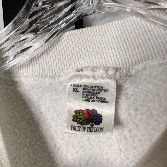 Vintage 1995 Comic Relief  HBO Special White Sweatshirt XL - Picture 3 of 8